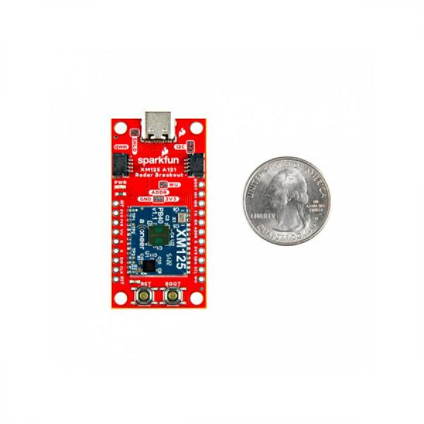 디바이스마트,MCU보드/전자키트 > 센서모듈 > 라이다/거리/초음파/라인 > 레이다(RADAR)센서,SparkFun,SparkFun Pulsed Coherent Radar Sensor - Acconeer XM125 (Qwiic) [SEN-24540],60GHz PCR 센서 / 범위 : 최대 20m / USB Type-C 커넥터 / 크기 : 25.4mm x 50.8mm