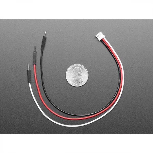 디바이스마트,케이블/전선 > 점퍼/하네스/악어/바나나 > 점퍼 와이어/케이블,Adafruit,STEMMA JST PH 2mm 3-Pin to Male Header Cable - 200mm [ada-3893],JST PH 3핀 케이블 포트를 male 헤더 플러그가 있는 3개의 개별 와이어로 변경 가능 / 길이 : 200mm