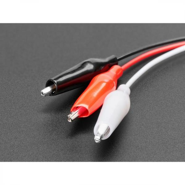 디바이스마트,케이블/전선 > 점퍼/하네스/악어/바나나 > 점퍼 와이어/케이블,Adafruit,JST PH 2mm 3-pin Plug to Color Coded Alligator Clips Cable [ada-4030],JST PH 3핀 케이블 포트를 3개의 개별 전선으로 변경 가능 / 길이 : 195mm