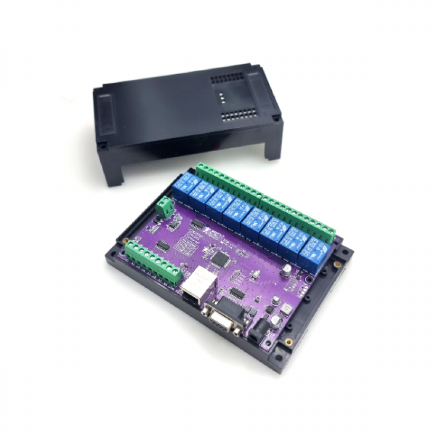 RS232C&이더넷제어 8입력, 8릴레이 출력모듈 (P4406-5)