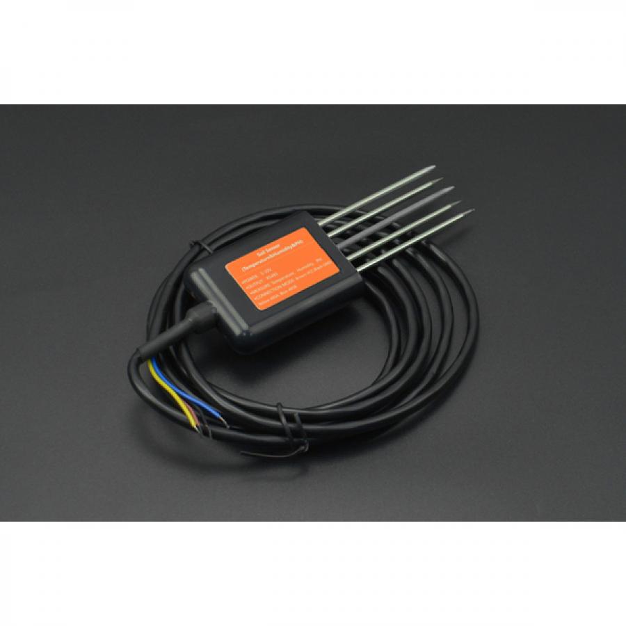 Arrduino  RS485 MODBUS-RTU 토양 온도, 습도 및 pH 센서(IP68, 5-30V) [SEN0602]