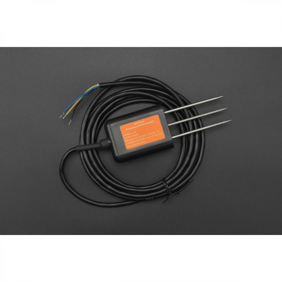 Arduino RS485 MODBUS-RTU 토양 온도, 수분 및 EC 센서(IP68, 5-30V) [SEN0601]