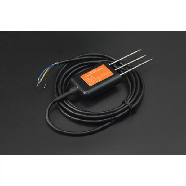 디바이스마트,MCU보드/전자키트 > 센서모듈 > 온도/습도 > 토양수분(토양습도)센서,DFROBOT,Arduino RS485 MODBUS-RTU 토양 온도, 수분 및 EC 센서(IP68, 5-30V) [SEN0601],전원 전압: DC 5-30V / 작동 온도: -40°C~+60°C /  Arduino UNO R3 및 TTL-RS485 확장 보드와 사용 가능 / 보호 수준 : IP68 / 길이 : 2m