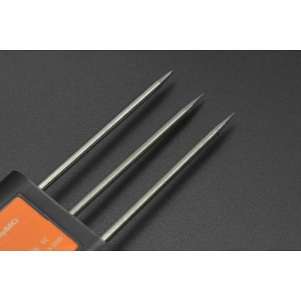 디바이스마트,MCU보드/전자키트 > 센서모듈 > 온도/습도 > 토양수분(토양습도)센서,DFROBOT,Arduino RS485 MODBUS-RTU 토양 온도, 수분 및 EC 센서(IP68, 5-30V) [SEN0601],전원 전압: DC 5-30V / 작동 온도: -40°C~+60°C /  Arduino UNO R3 및 TTL-RS485 확장 보드와 사용 가능 / 보호 수준 : IP68 / 길이 : 2m