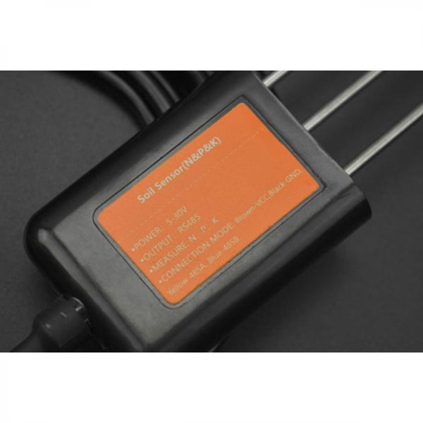 디바이스마트,MCU보드/전자키트 > 센서모듈 > 온도/습도 > 토양수분(토양습도)센서,DFROBOT,Arduino RS485 MODBUS-RTU 토양 NPK 측정 센서(IP68, 5-30V) [SEN0605],전원 전압: DC 5-30V / 작동 온도: 0°C~+55°C / 보호 수준 : IP68 / 길이 : 2m