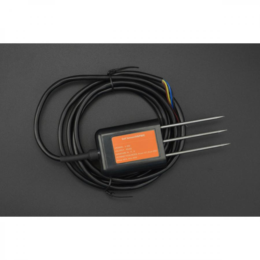 Arduino RS485 MODBUS-RTU 토양 NPK 측정 센서(IP68, 5-30V) [SEN0605]