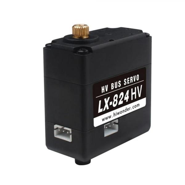 디바이스마트,기계/제어/로봇/모터 > 모터류 > 서보모터 > 브랜드(Hiwonder) 서보모터,Hiwonder,하이원더 고전압 로봇 버스 서보 모터 트리플 커넥터 [LX-824HV],하이원더 LX-824HV 고전압 직렬 버스 서보모터 / 커넥터 3개 / 토크 : 17kg.cm / 전압 : 9~12V / 속도 : 0.20초/60°(11.1V) / 고정 이중축 / 2가지 작동 모드 지원 : 240º, 360º / 57G / 사이즈 : 40mm*20.14mm*51.10mm