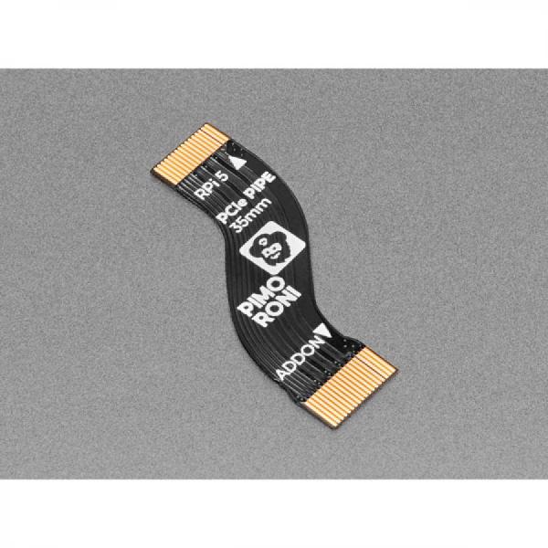 디바이스마트,오픈소스/코딩교육 > 라즈베리파이 > 아답터/방열판/OS/기타,Adafruit,PCIe Flex Cable for NVMe Base and Raspberry Pi 5 – PCIe Pipe - 35mm [ada-5930],Pimoroni NVMe 베이스를 Raspberry Pi 5와  연결 및 배치 / Gen 2 지원 / 길이 : 35mm / 표준 케이블