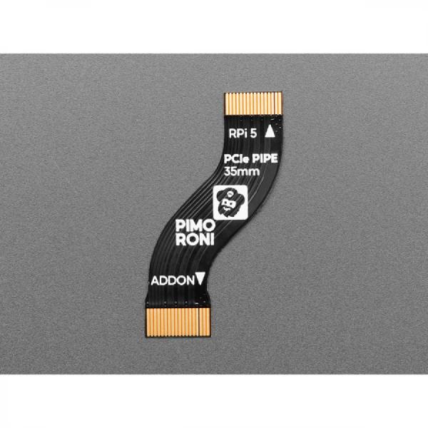 디바이스마트,오픈소스/코딩교육 > 라즈베리파이 > 아답터/방열판/OS/기타,Adafruit,PCIe Flex Cable for NVMe Base and Raspberry Pi 5 – PCIe Pipe - 35mm [ada-5930],Pimoroni NVMe 베이스를 Raspberry Pi 5와  연결 및 배치 / Gen 2 지원 / 길이 : 35mm / 표준 케이블