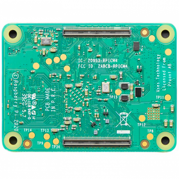 디바이스마트,오픈소스/코딩교육 > 라즈베리파이 > 라즈베리파이 Compute Module,라즈베리파이,Compute Module 4 Lite - CM4004000 (No WiFi, 4GB RAM, eMMC 0GB),Non-Wireless, 4GB RAM, 0GB eMMC(Lite) 버전 / 라즈베리파이 컴퓨트모듈 4 Lite/ BCM2711, ARM Cortex-A72 / SC0683