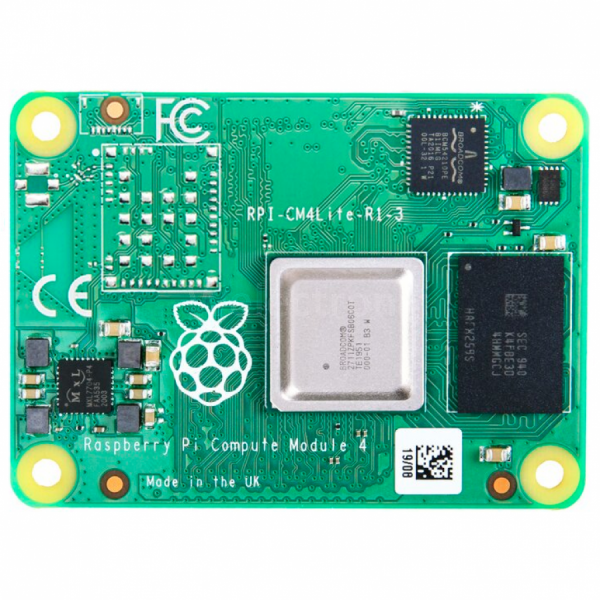 디바이스마트,오픈소스/코딩교육 > 라즈베리파이 > 라즈베리파이 Compute Module,라즈베리파이,Compute Module 4 Lite - CM4008000 (No WiFi, 8GB RAM, eMMC 0GB),Non-Wireless, 8GB RAM, 0GB eMMC(Lite) 버전 / 라즈베리파이 컴퓨트모듈 4 Lite/ BCM2711, ARM Cortex-A72 / SC0687