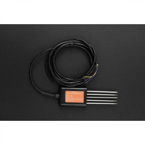 디바이스마트,MCU보드/전자키트 > 센서모듈 > 온도/습도 > 토양수분(토양습도)센서,DFROBOT,MODBUS-RTU RS485 4-in-1 토양 수분, 온도, EC 및 PH 센서(IP68, 5-30V) [SEN0604],전원 전압: DC 5-30V / 작동 온도: -20°C~+60°C /  Arduino UNO R3 및 TTL-485 확장 보드와 호환 / 보호 수준 : IP68 / 길이 : 2m