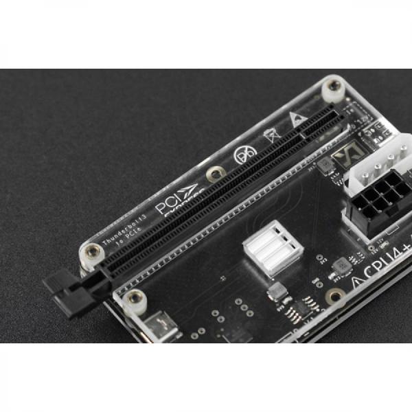 디바이스마트,오픈소스/코딩교육 > 라떼판다/비글본/기타,DFROBOT,Thunderbolt PCIe x16 그래픽 카드 확장 도킹 스테이션(LattePanda Sigma 호환) [DFR1169],2개의 Type-C 인터페이스와 PCIe x16 카드 슬롯 / 아크릴 쉘 제공 / 속도 대역폭 21.5G/bps