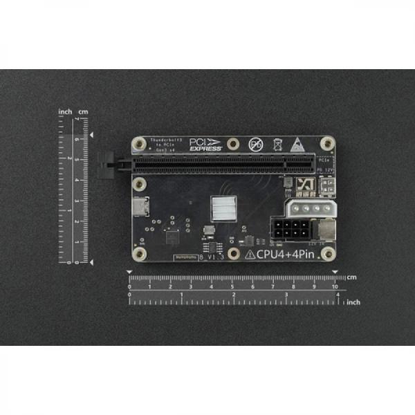 디바이스마트,오픈소스/코딩교육 > 라떼판다/비글본/기타,DFROBOT,Thunderbolt PCIe x16 그래픽 카드 확장 도킹 스테이션(LattePanda Sigma 호환) [DFR1169],2개의 Type-C 인터페이스와 PCIe x16 카드 슬롯 / 아크릴 쉘 제공 / 속도 대역폭 21.5G/bps