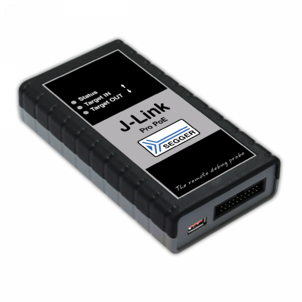디바이스마트,MCU보드/전자키트 > 개발용 장비 > SEGGER > J-LINK,SEGGER,J-Link PRO PoE [8.12.28] 공식정품,USB 연결 대신 PoE 지원 이더넷 인터페이스를 제공 / TCP/IP 구성을 위한 웹 인터페이스(웹 서버)와 플래시 메모리, RDI/RDDI 및 플래시의 무제한 중단점을 위한 통합 라이센스가 포함 / VCOM
