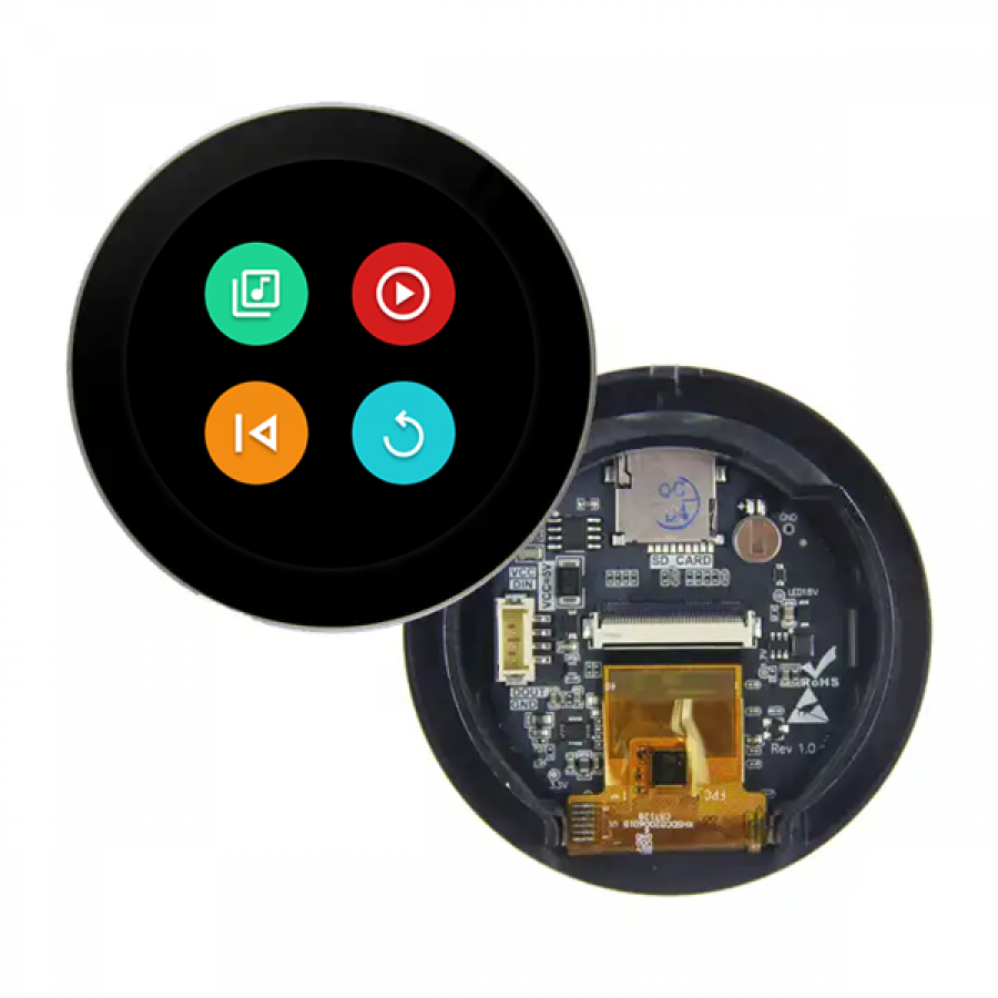 2.1인치 UART LCD CD021CM48480I-01C