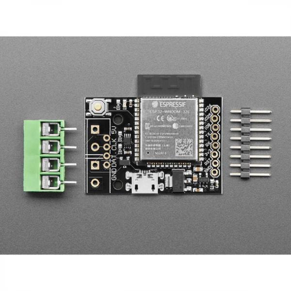 디바이스마트,MCU보드/전자키트 > 통신/네트워크 > 와이파이,Adafruit,Pixelblaze V3 Standard XL - WiFi LED Controller [ada-5942],240Mhz 듀얼 코어 프로세서 장착 /  GPIO, 아날로그 또는 터치 입력을 사용하여 하드웨어 및 센서와 인터페이스 / 크기 : 34.2mm x 39.5mm(안테나 포함)