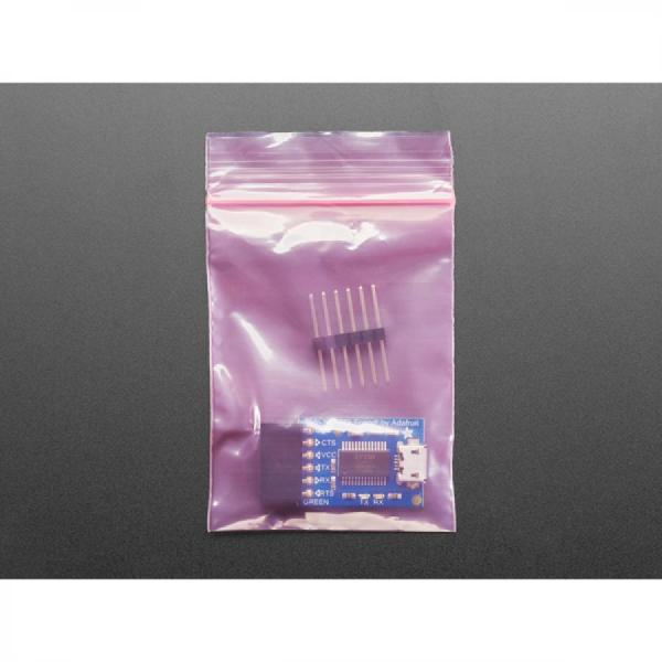 디바이스마트,스위치/부저/전기부품 > 지원부품 > 클린룸/ESD (미분류),Adafruit,Small Pink Anti-Static Zip Top Bag - 2inch x 3inch - 100 Pack [ada-5935],소형 전자제품, 기타 부품 및 구성 요소를 운반하는데 적합 / 재사용 가능한 정전기 방지