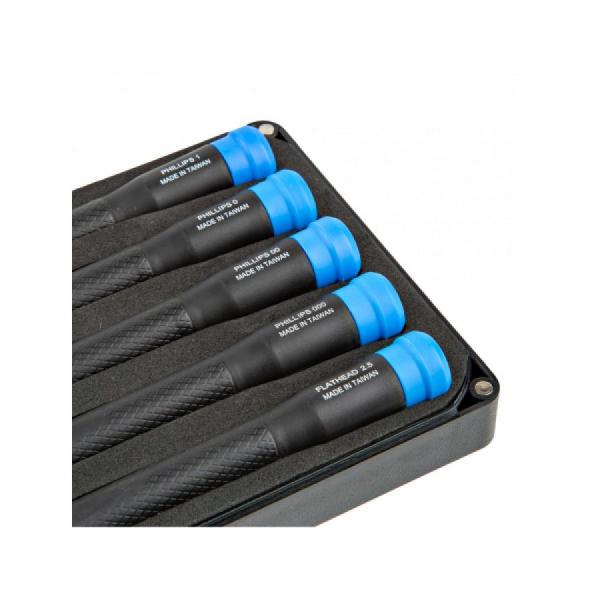 디바이스마트,수공구/전자공구/전동공구 > 작업공구 > 드라이버류 > 드라이버세트,SparkFun,iFixit Marlin Screwdriver Set - 5 Standard Precision Screwdrivers [TOL-25565],인체공학적인 고무 손잡이 / 핸들 재질: 폴리머 /  케이스 뚜껑은 자석으로 고정