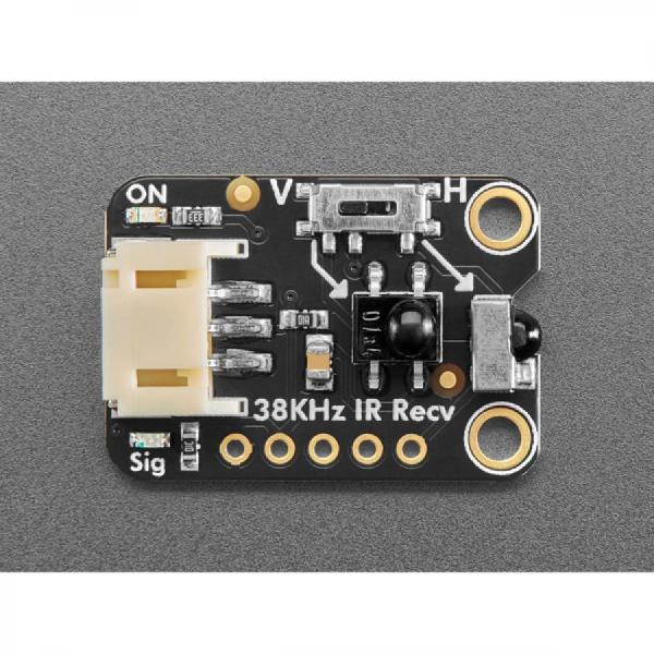 디바이스마트,MCU보드/전자키트 > 센서모듈 > 라이다/거리/초음파/라인 > 적외선(IR)/라인센서,Adafruit,Adafruit Infrared IR Remote Receiver - STEMMA JST PH 2mm [ada-5939],적외선 IR 원격 수신기 / 제품 크기: 25.3mm x 17.7mm x 7.1mm
