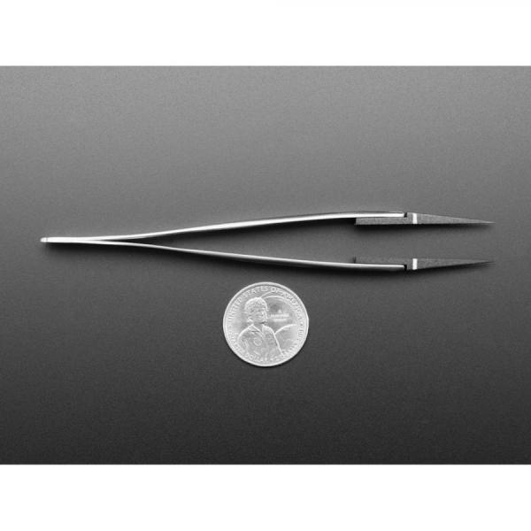 디바이스마트,수공구/전자공구/전동공구 > 전자공구 > 핀셋/IC흡착기/핀제거 > 플라스틱 핀셋,Adafruit,Fine Tip ESD Plastic Point Tweezers [ada-5916],플라스틱 포인트 핀셋 / 스테인리스 스틸 본체 / 정전기 방지 및 항자성 / 길이 : 약 13cm
