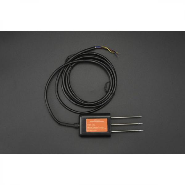 디바이스마트,MCU보드/전자키트 > 센서모듈 > 온도/습도 > 토양수분(토양습도)센서,DFROBOT,Arduino RS485 MODBUS-RTU 토양 온도 및 수분 센서(IP68, 5-30V) [SEN0600],전원 전압: DC 5-30V / 작동 온도: -40°C~+60°C /  Arduino UNO R3 및 TTL-RS485 확장 보드와 사용 가능 / 보호 수준 : IP68 / 길이 : 2m