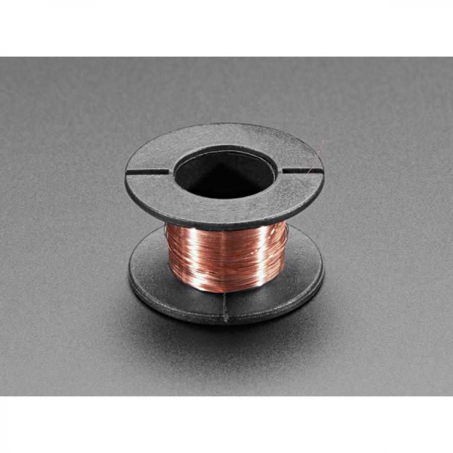 Enameled Copper Magnet Wire – 11 meters / 0.1mm diameter [ada-3522]
