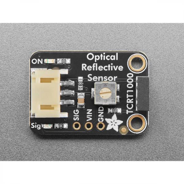 디바이스마트,MCU보드/전자키트 > 센서모듈 > 라이다/거리/초음파/라인 > 적외선(IR)/라인센서,Adafruit,Adafruit STEMMA Reflective Photo Interrupt Sensor - TCRT1000 [ada-5913],IR LED와 IR 포토 트랜지스터로 구성된 복합 전자 장치 / 근접 감지 / 전원 공급 : 3~5V DC
