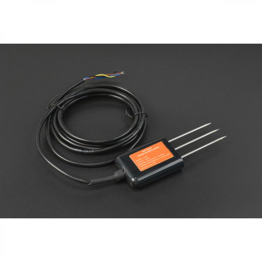 Arduino RS485 MODBUS-RTU 토양 온도 및 수분 센서(IP68, 5-30V) [SEN0600]