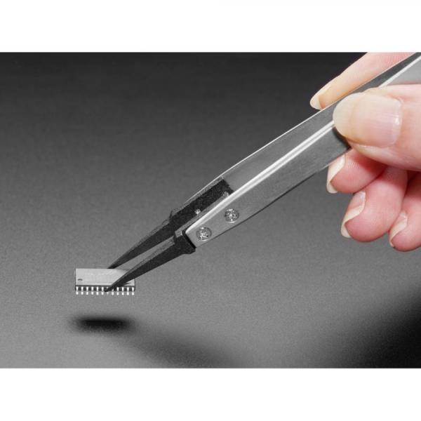 디바이스마트,수공구/전자공구/전동공구 > 전자공구 > 핀셋/IC흡착기/핀제거 > 플라스틱 핀셋,Adafruit,Fine Tip ESD Plastic Point Tweezers [ada-5916],플라스틱 포인트 핀셋 / 스테인리스 스틸 본체 / 정전기 방지 및 항자성 / 길이 : 약 13cm