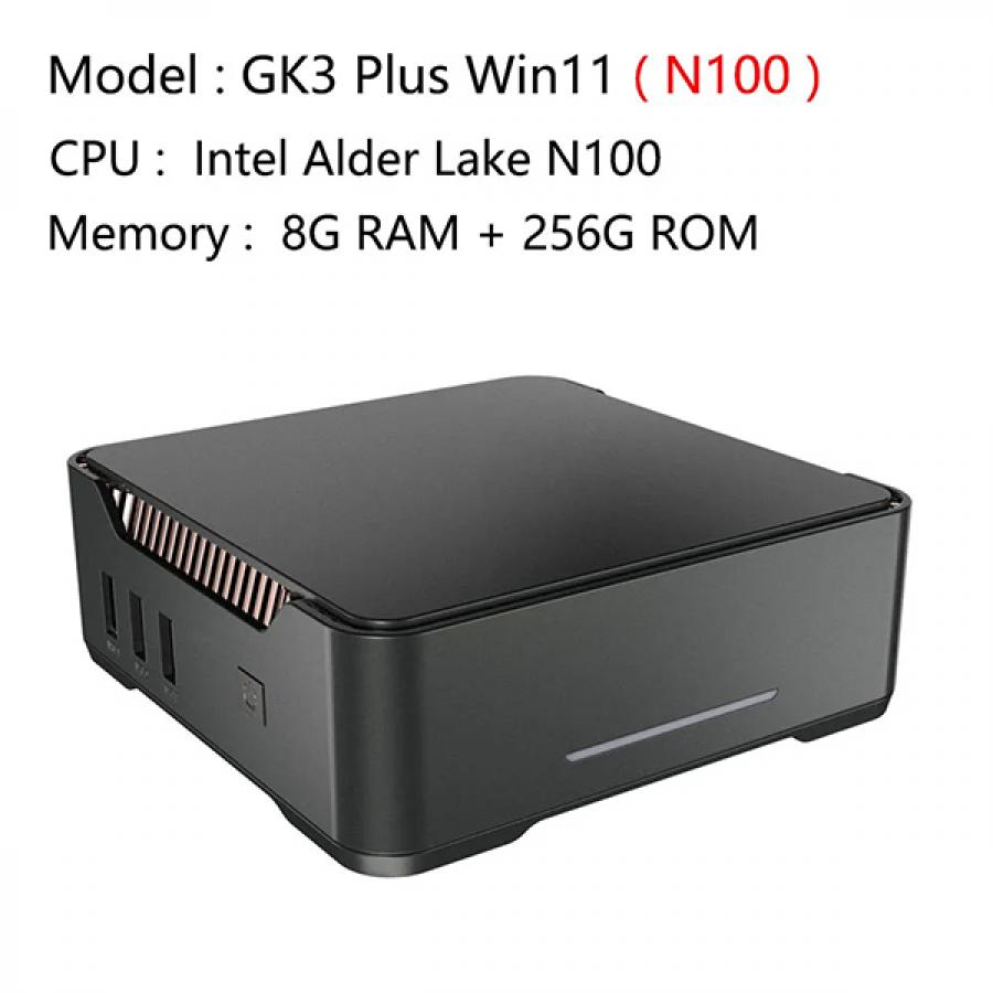 미니PC GK3 PLUS N100 8GB/256GB/WIN11 [GK3P-8256]