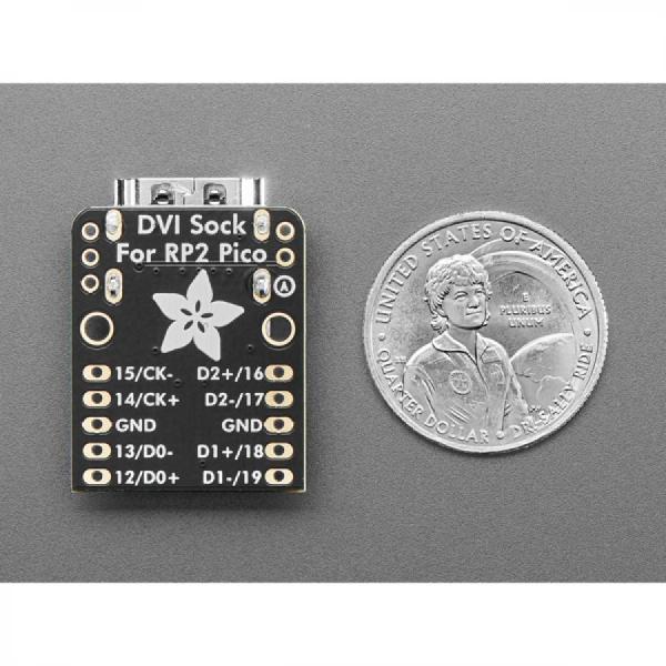 디바이스마트,오픈소스/코딩교육 > 라즈베리파이 > 라즈베리파이 디스플레이,Adafruit,Adafruit DVI Sock for Pico - Works with HDMI Displays [ada-5957],Pico 또는 Pico W에서 HDMI 모니터나 TV로 이미지와 그래픽을 직접 표시 / 저항 220Ω 시리즈 / 오디오는 지원되지 않습니다