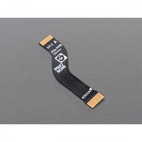 디바이스마트,오픈소스/코딩교육 > 라즈베리파이 > 아답터/방열판/OS/기타,Adafruit,PCIe Flex Cable for NVMe Base and Raspberry Pi 5 – PCIe Pipe - 50mm [ada-5931],Pimoroni NVMe 베이스를 Raspberry Pi 5와  연결 및 배치 / Gen 2 지원 / 길이 : 50mm
