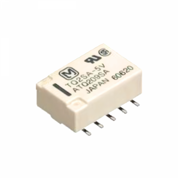 디바이스마트,스위치/부저/전기부품 > 릴레이 > 일반 릴레이,Panasonic,TQ2SA-5V,Signal Relay 5VDC 2A DPDT(14x11.5x5.6)mm SMD