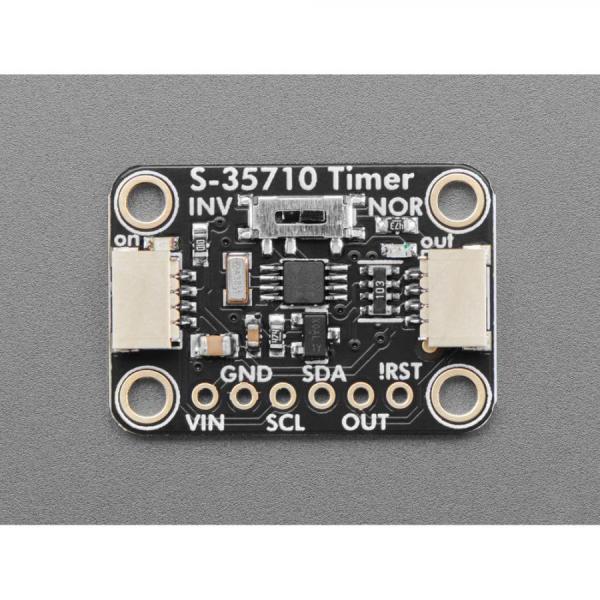 디바이스마트,MCU보드/전자키트 > 버튼/스위치/제어/RTC > RTC/타이머,Adafruit,Adafruit S-35710 Low-Power Wake Up Timer Breakout - STEMMA QT / Qwiic [ada-5959],저전력 감시 타이머 칩 / 24비트 초 카운터 / 전력 소모 매우 낮음 / 1초에서 최대 194일까지 디지털로 구성 가능