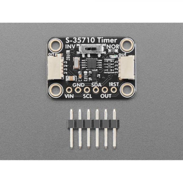 디바이스마트,MCU보드/전자키트 > 버튼/스위치/제어/RTC > RTC/타이머,Adafruit,Adafruit S-35710 Low-Power Wake Up Timer Breakout - STEMMA QT / Qwiic [ada-5959],저전력 감시 타이머 칩 / 24비트 초 카운터 / 전력 소모 매우 낮음 / 1초에서 최대 194일까지 디지털로 구성 가능