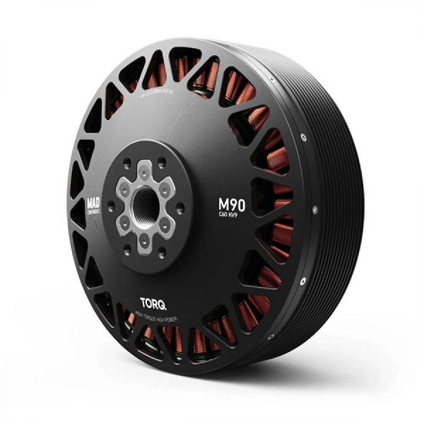 디바이스마트,기계/제어/로봇/모터 > 모터류 > BLDC모터 > 브랜드(Mad Motor) BLDC모터,Mad Motor,M90C60 EEE brushless motor [0101DJ1233],CB2 RPOP 72x31 MATT / SineSic Pro 160A 30KW(150V~435V) / Nominal Voltage : 354~400V / Current : 150.8A(MAX) / Thrust : 200.1kg(MAX) / Power : 55.6 KW(MAX) / D:257 x 123mm / 12.7kg 