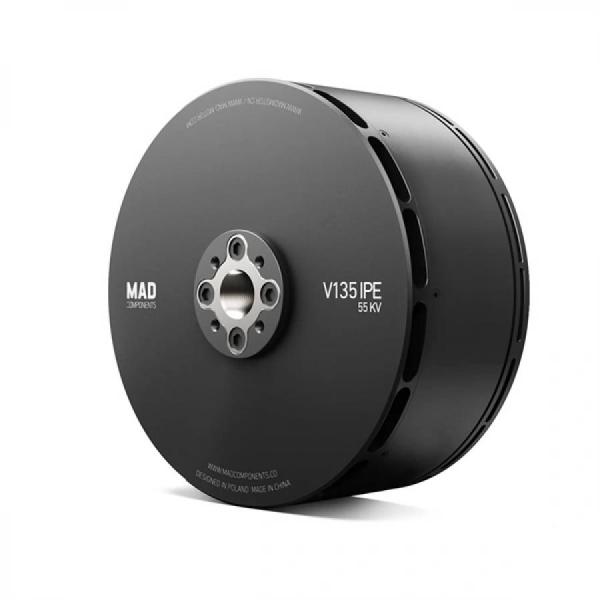 디바이스마트,기계/제어/로봇/모터 > 모터류 > BLDC모터 > 브랜드(Mad Motor) BLDC모터,Mad Motor,V135 eVTOL UAV Drone Motor 55KV [0101DJ1257],FLUXER Pro 40x13.1 GLOSSY / AMPX 300A(12~24S) / Nominal Voltage : 24S LIPO Battery / Current : 226A(MAX) / Thrust : 68kg(MAX) / Power : 17898W(MAX) / D:145 x 66mm / 2293g 