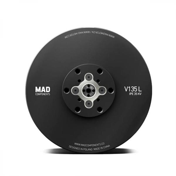 디바이스마트,기계/제어/로봇/모터 > 모터류 > BLDC모터 > 브랜드(Mad Motor) BLDC모터,Mad Motor,V135L IPE eVTOL UAV Drone Motor 35KV [0101DJ1256],FLUXER Pro 54x24 GLOSSY / AMPX 300A(12~24S) / Nominal Voltage : 24S LIPO Battery / Current : 211A(MAX) / Thrust : 70kg(MAX) / Power : 20261W(MAX) / D:145 x 66mm / 2245g 