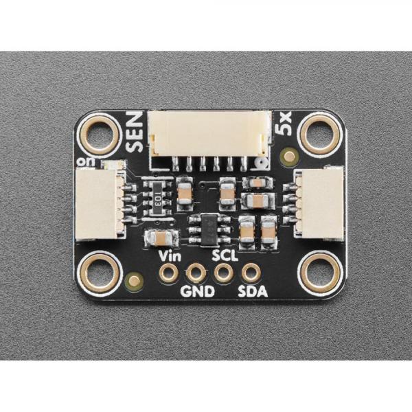 디바이스마트,MCU보드/전자키트 > 통신/네트워크 > 기타 네트워크/통신,Adafruit,Adafruit SEN54 or SEN55 Adapter Breakout - STEMMA QT / Qwiic [ada-5964],SEN54/SEN55 환경 센서 노드 통합 / JST GH 호환 커넥터 덕분에 모든 SEN5x 보드와 즉시 연결 / 100mA 5V를 생성하는 소형 컨버터