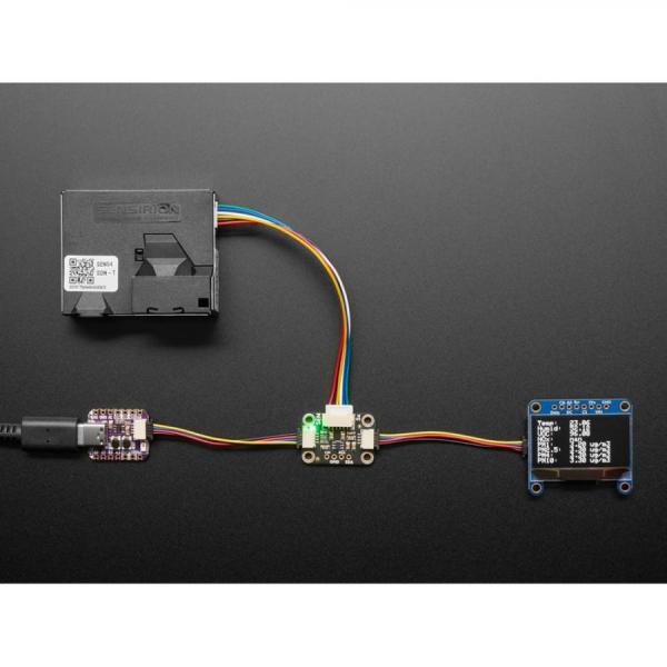 디바이스마트,MCU보드/전자키트 > 통신/네트워크 > 기타 네트워크/통신,Adafruit,Adafruit SEN54 or SEN55 Adapter Breakout - STEMMA QT / Qwiic [ada-5964],SEN54/SEN55 환경 센서 노드 통합 / JST GH 호환 커넥터 덕분에 모든 SEN5x 보드와 즉시 연결 / 100mA 5V를 생성하는 소형 컨버터