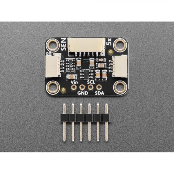 디바이스마트,MCU보드/전자키트 > 통신/네트워크 > 기타 네트워크/통신,Adafruit,Adafruit SEN54 or SEN55 Adapter Breakout - STEMMA QT / Qwiic [ada-5964],SEN54/SEN55 환경 센서 노드 통합 / JST GH 호환 커넥터 덕분에 모든 SEN5x 보드와 즉시 연결 / 100mA 5V를 생성하는 소형 컨버터