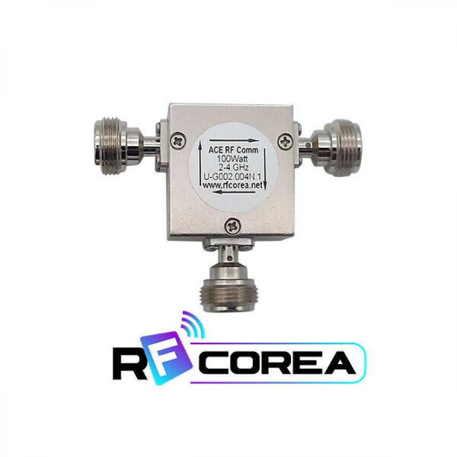 써큘레이터 (Coaxial circulator), N 100Watt 2.0~4.0GHz
