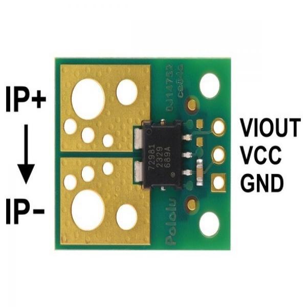 디바이스마트,MCU보드/전자키트 > 센서모듈 > 전압/전류센서,Pololu,ACS72981LLRATR-050B3 Current Sensor Compact Carrier -50A to +50A, 3.3V #5250,전원 전압 : 3.0V ~ 3.6V  / 감도 @ 3.3V : 26.4mV/A  / 영점 @ 3.3V : 1.65V
