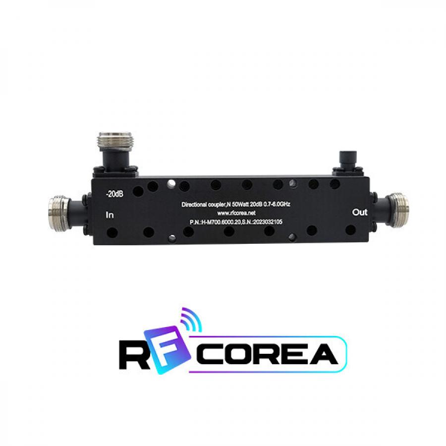 커플러(Directional Coupler), N 50Watt 20dB 0.7~6.0GHz