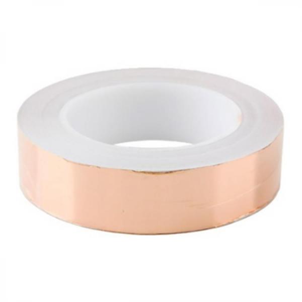 디바이스마트,화학/산업/안전 > 접착제/메꿈제/테이프 > 각종 테이프 > 금속성 테이프,SMG,구리테이프 (폭30mm, 30M) [RBL-103],고온 내성 / 전도성 차폐 / 폭30mm, 두께 0.06mm, 길이 30M / (BGA)납땜 시 사용할 수 있습니다.