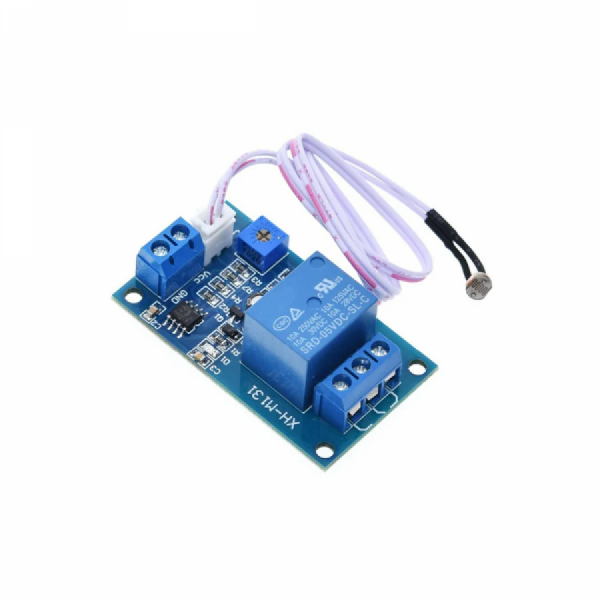디바이스마트,MCU보드/전자키트 > 센서모듈 > 빛/조도/컬러/UV > 빛/조도/CdS센서,SMG,12V 광센서 스위치 모듈 [THM-004],XH-M131 / 조도 센서 릴레이 스위치 / 12V / 릴레이 포함 / 밝기에 따라 릴레이 스위치가 동작합니다.