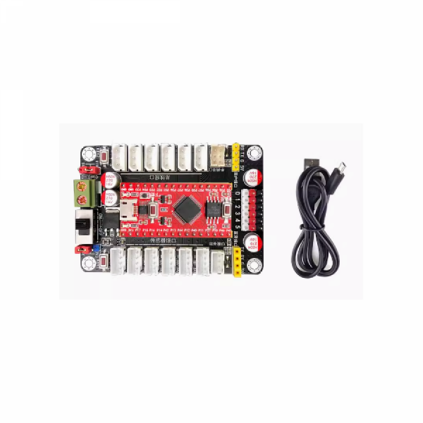 디바이스마트,MCU보드/전자키트 > 버튼/스위치/제어/RTC > 센서컨트롤,Yeahbot,51 마이크로 컨트롤러 개발 보드 [MAC-033],서보, 감속모터 센서 제어 / 6채널 PWM 서보 제어 / 버스 서보 제어 / DC 기어드 모터 제어 / 스티어링 기어 제어