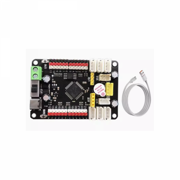 디바이스마트,MCU보드/전자키트 > 버튼/스위치/제어/RTC > 버튼/스위치/조이스틱,Yeahbot,24채널 조향장치 제어보드 [MAC-034],PWM 스티어링 기어 / SG90, MG995, MG996 / USB 컴퓨터 통신 / 24채널 서보 제어