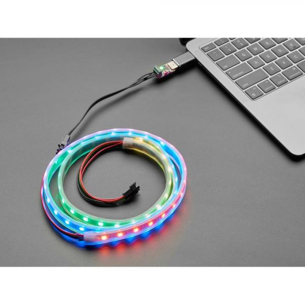 디바이스마트,MCU보드/전자키트 > 통신/네트워크 > USB관련,Adafruit,Adafruit Pixel Trinkey - USB Key for NeoPixel / DotStar Driving [ada-5953],컴퓨터의 usb 포트에 연결되며 납땜이나 배선 없이 수많은 NeoPixel 또는 DotStar LED 를 구동할 수 있습니다 / 48MHz 32비트 프로세서, 256KB 플래시 및 32KB RAM / Arduino IDE  또는  CircuitPython 과 함께 사용